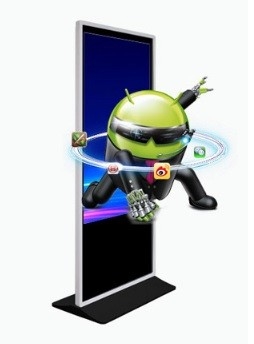 IP65 야외 터치 스크린 디스플레이 75 &quot;  안드로이드 6.0 통합된 그래픽 카드