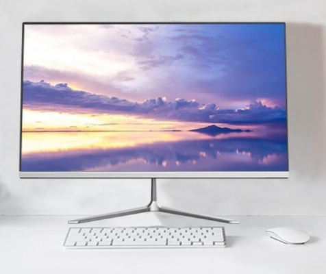 ABS + 알루미늄 합금 베이스 22&quot;/23.8&quot;/27&quot; 화면 크기를 갖춘 올인원 데스크탑 PC