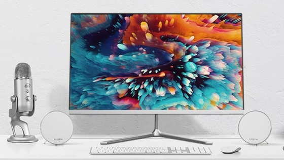 벽에 장착된 AIO 터치 스크린 PC 178o ((L/R) 178o ((U/D) 시각 각 512GB HD 16G RAM