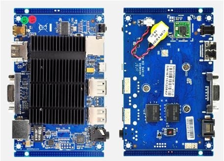 산업용 미니 PC용 OEM UEFI 메인보드 인텔 Z3735 4 코어 스토리지 32G EMMC