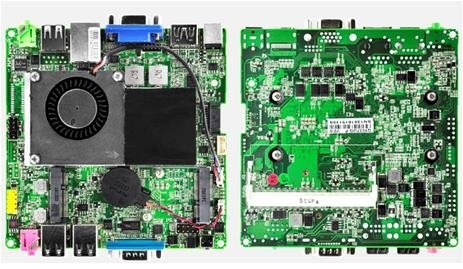 120x120mm 미니 PC 메인보드 인텔 1037U 2 코어 1 X HDMI 인터페이스 1 X VGA 연결