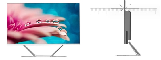 HD 웹캠 AIO 데스크톱 PC 21.5&quot; FHD IPS 디스플레이 및 256GB/512GB SSD