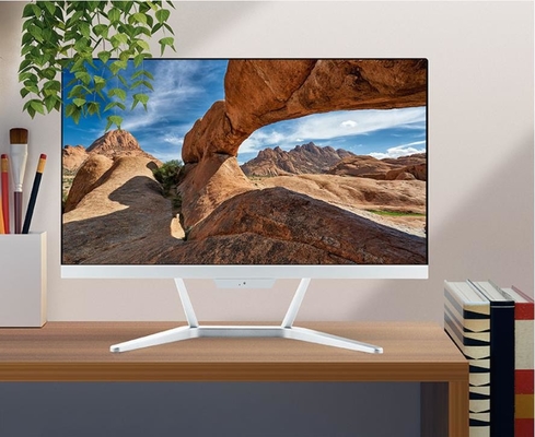 23.8&quot; 데스크톱 AIO PC 256G 하드 디스크 Win 10 16G 램 250nits 밝기로