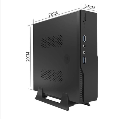 256GB SSD 콤팩트 미니 PC 고용량 검은색 메인보드 KuYu I7 2.5-3.0GHz Win7/8/10