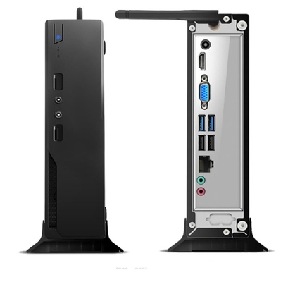 256GB SSD 콤팩트 미니 PC 고용량 검은색 메인보드 KuYu I7 2.5-3.0GHz Win7/8/10