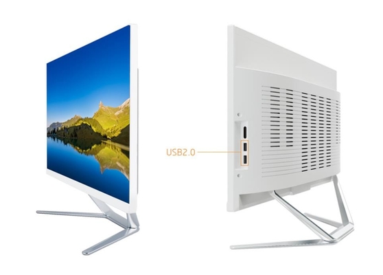 128G M.2 SSD와 조정 가능한 브래킷 베이스가 있는 온인원 터치 스크린 컴퓨터