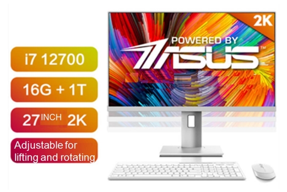 I7 12700 모든 1 PC 27인치 16G + 1T 경쟁 가격 178o 시각 각도
